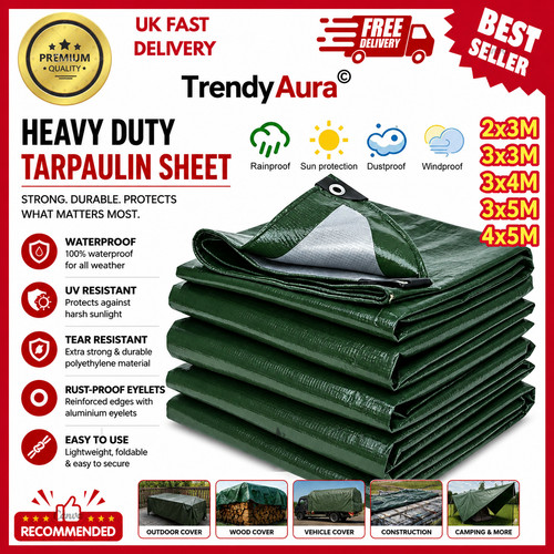 Tarpaulin heavy duty and - heavy,