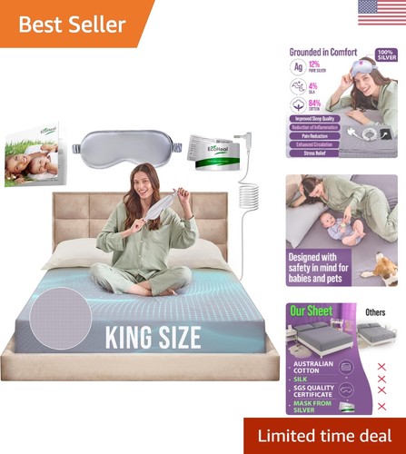 Luxurious king size gray - king,