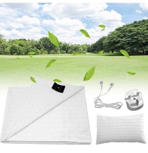 Grounding bed sheet silver - sheet,